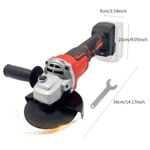 Cordless Power Angle Grinder Tool, Grinding Wheels Power Angle Grinder 4-1/2 Inch & 11000RPM Motor, Easy Handle, For Cleaning, Sanding, Polishing (Battery NOT Included)