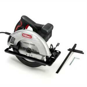 Hyper Tough 12 Amp Corded 7-1/4 inch Circular Saw with Steel Plate Shoe, Adjustable Bevel, Blade and Rip Fence, New Condition