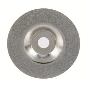 Keenso Diamond Grinding Disc, 4" Glass Diamond Coated Grinding Grind Disc Wheel Blade Convex for Angle Grinder