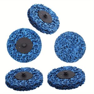 5 Packs 3 Inch Quick Change Easy Strip Discs Stripping Wheel Fit for Die Grinder, Drill, Poly Abrasive Wheel, Strips Paint, Cleans Welds, Removes Rust, Scale and Oxidation