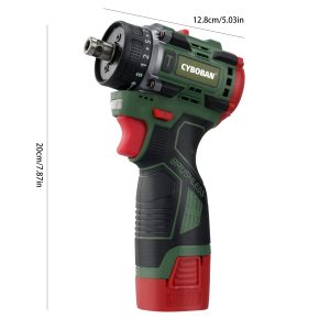 1 Set 16.8V Powerful Cordless Impact Drill-Driver, Torque, Compact & Versatile For DIY Projects And Repairs, Home Essential Power Tool Kit